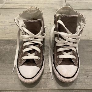 Gray Youth High Top Converse
